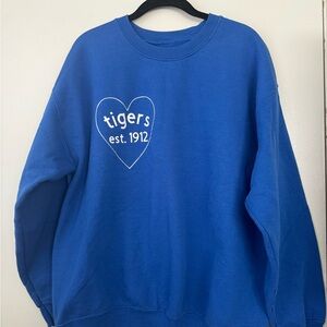 Blue Tigers Crewneck Sweater